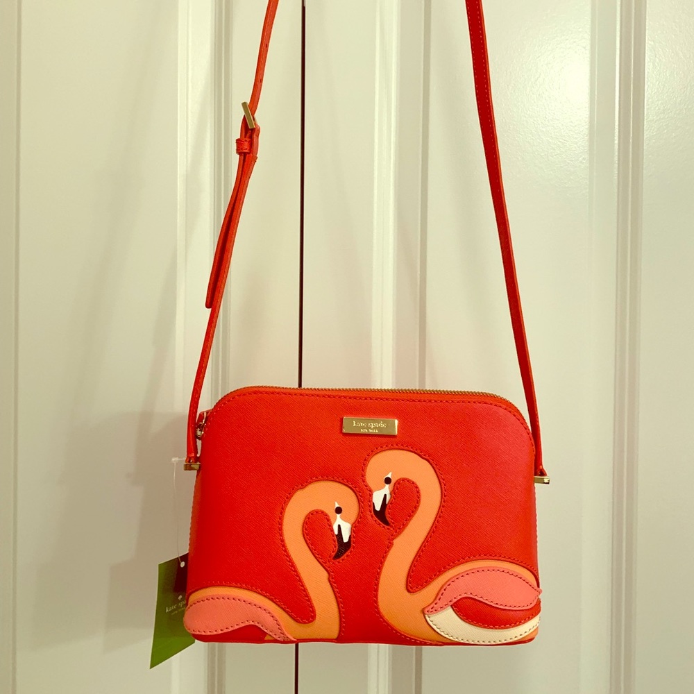 NWT Kate Spade ♠️ Flamingo Purse